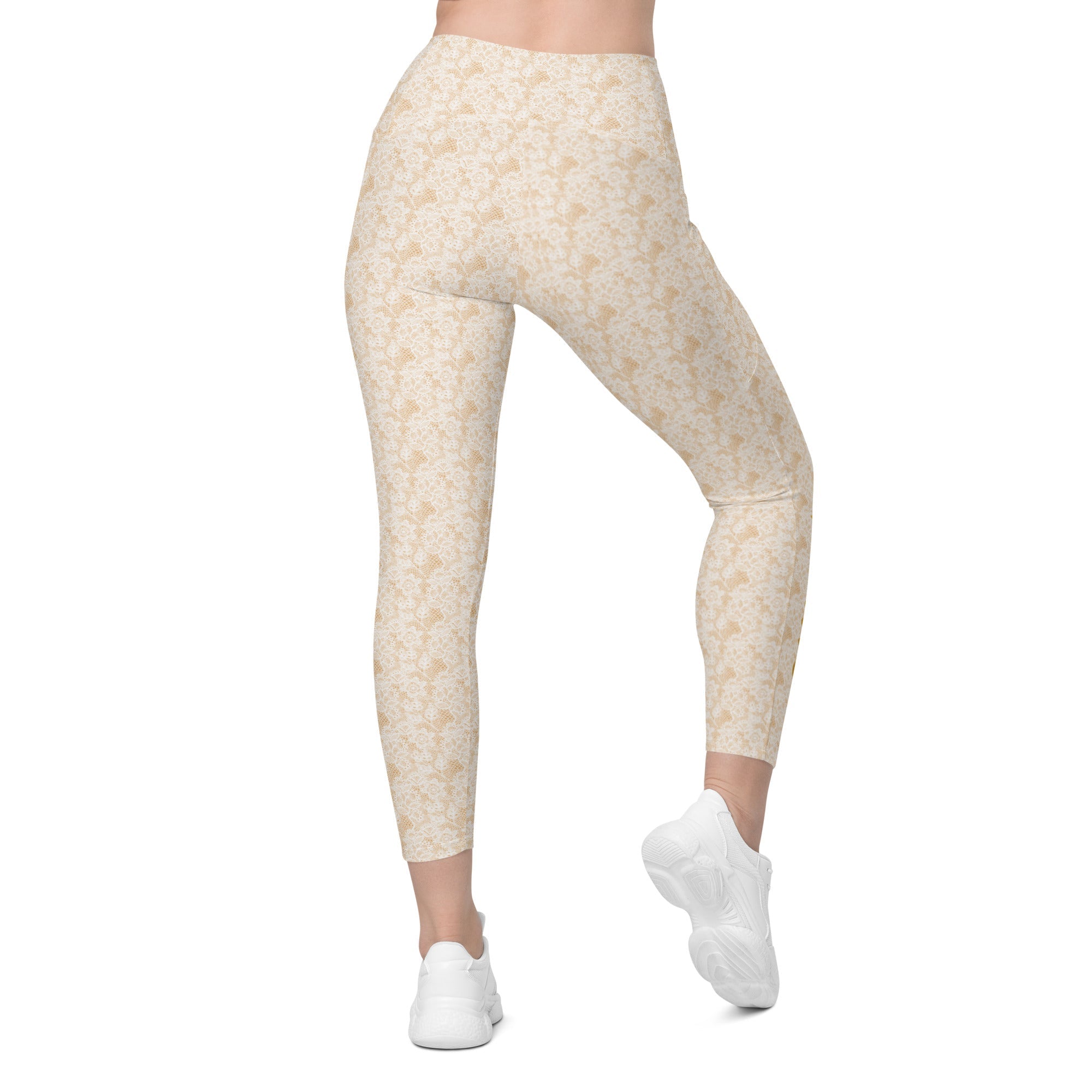 Bride Crossover Leggings With Pockets