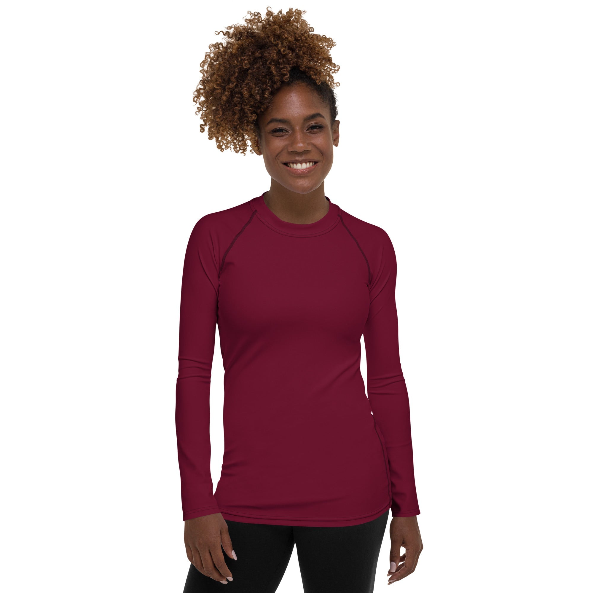 Burgundy Wine Rash Guard