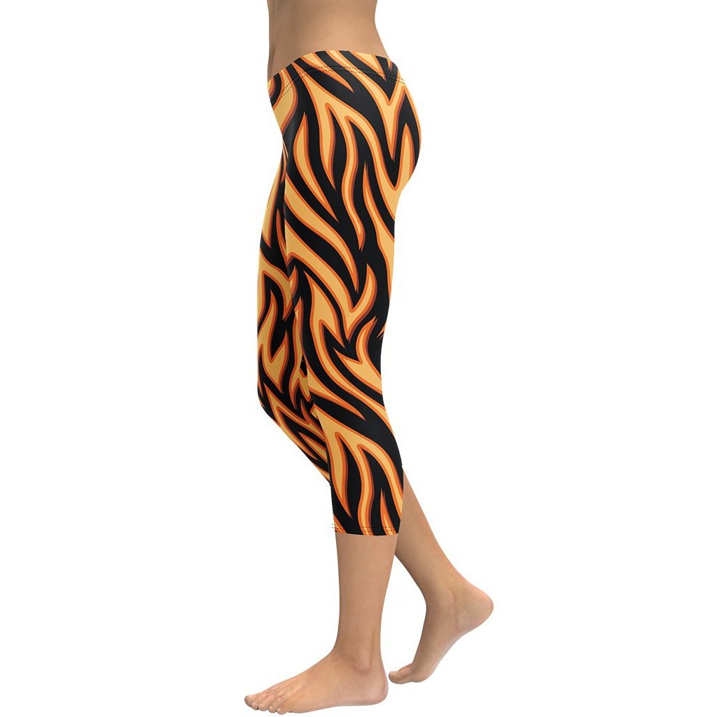 Burning Flame Capris