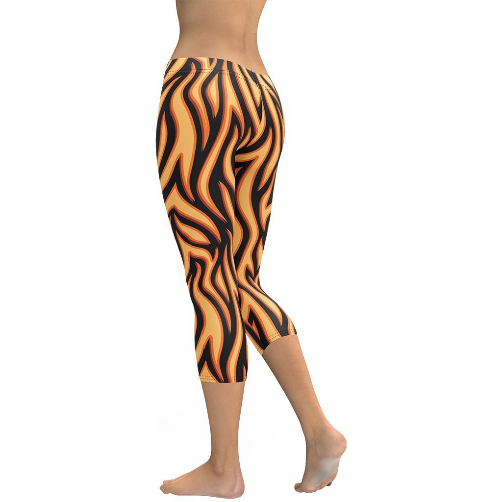 Burning Flame Capris