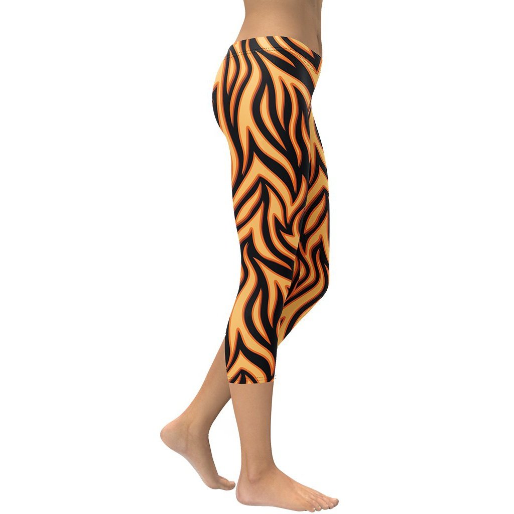 Burning Flame Capris