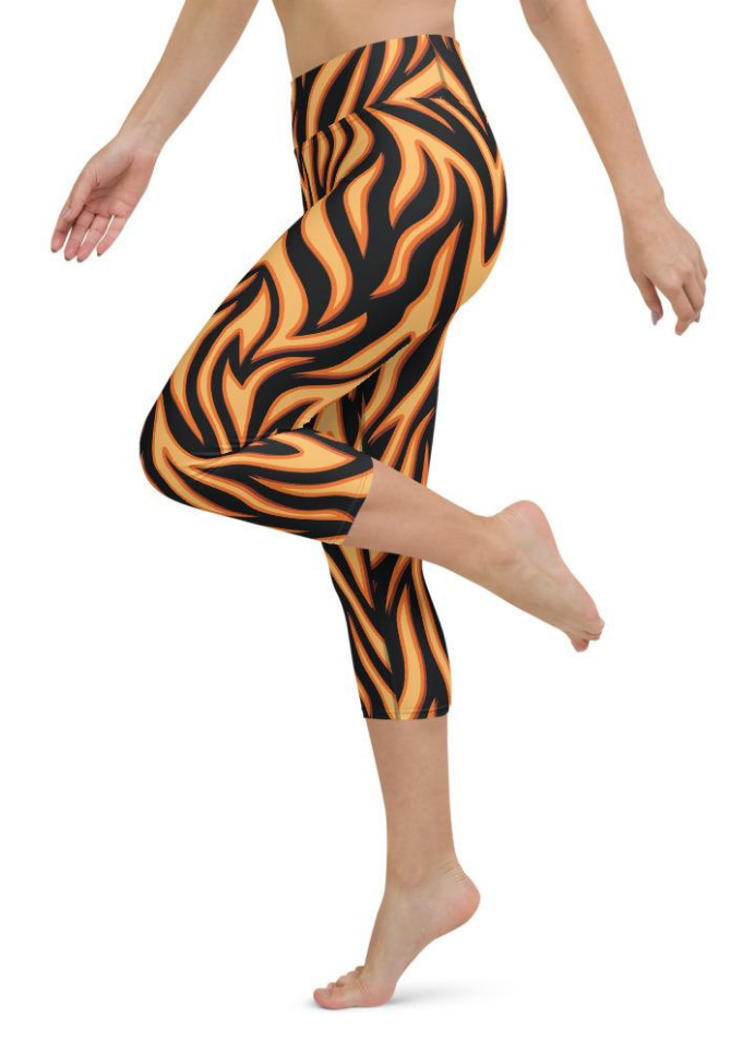 Burning Flame Yoga Capris