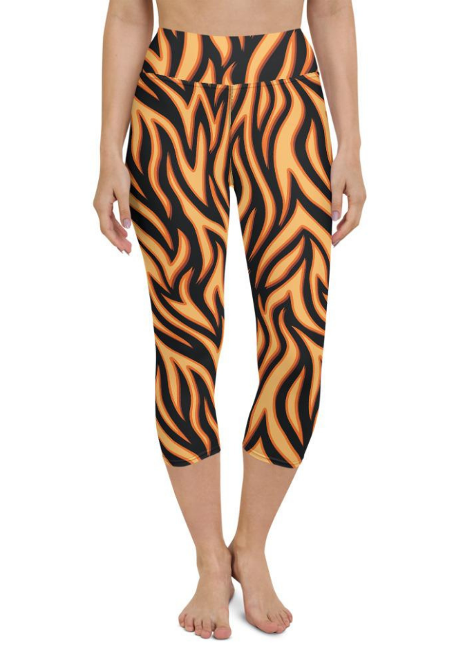 Burning Flame Yoga Capris