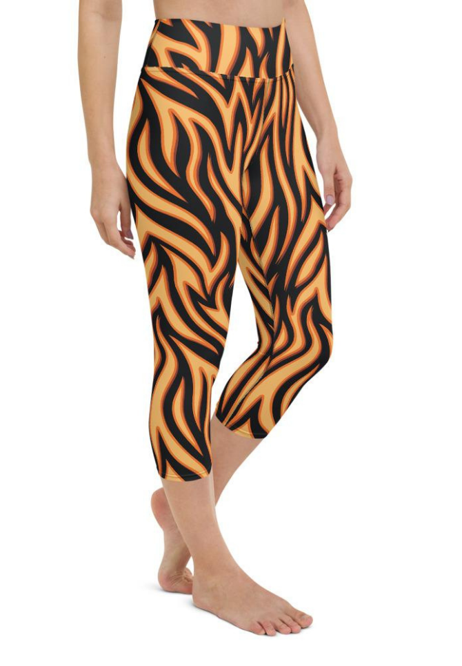 Burning Flame Yoga Capris