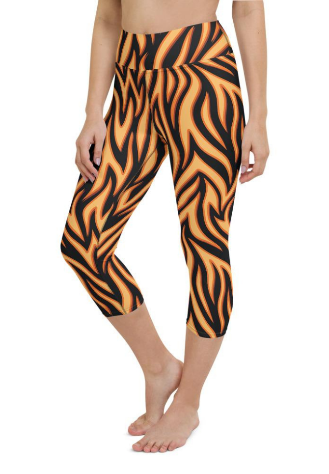 Burning Flame Yoga Capris