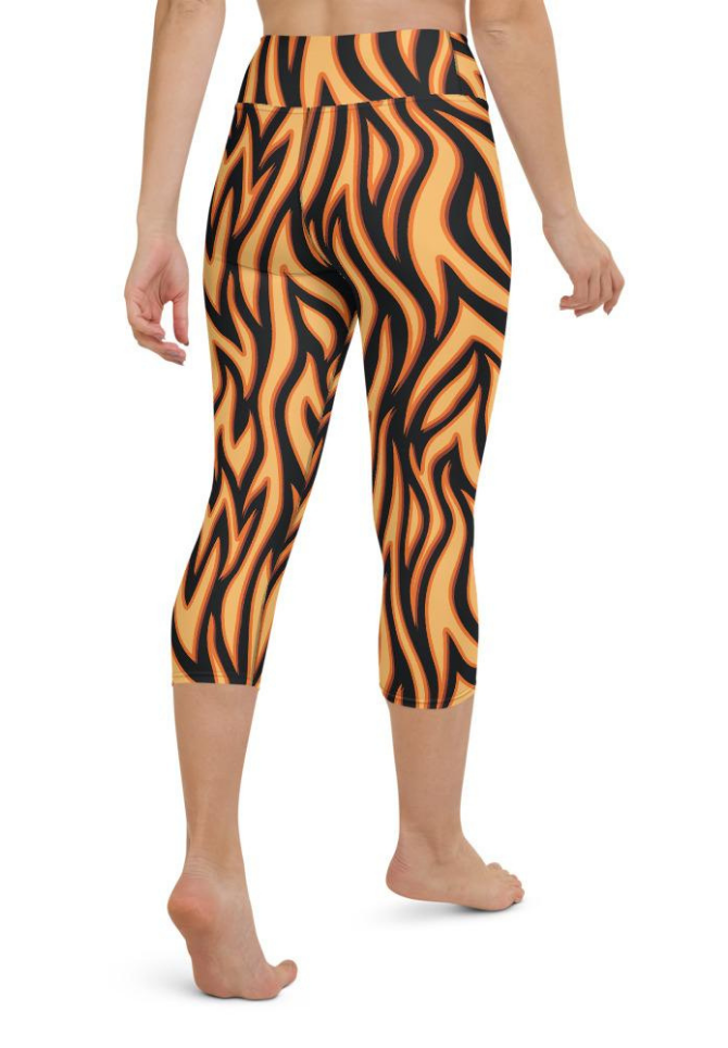 Burning Flame Yoga Capris