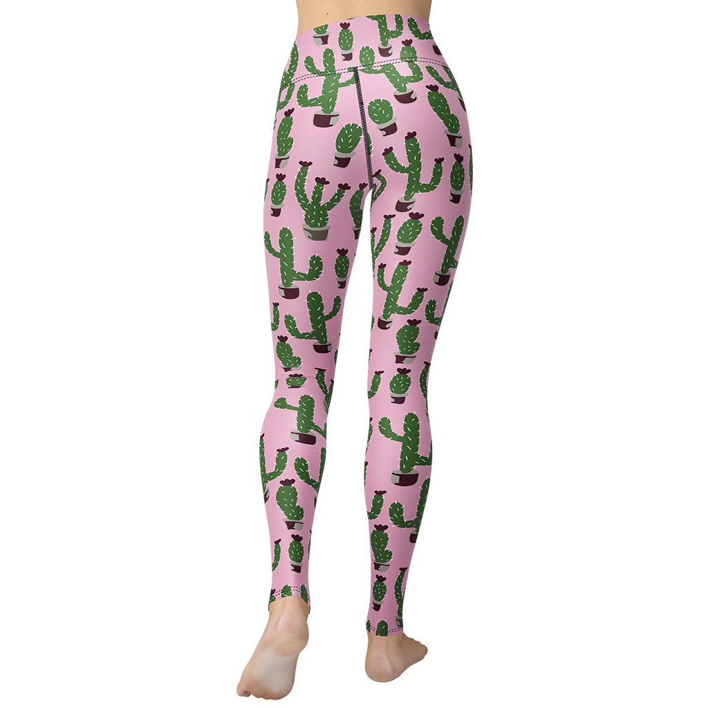 Cactus Love Yoga Leggings