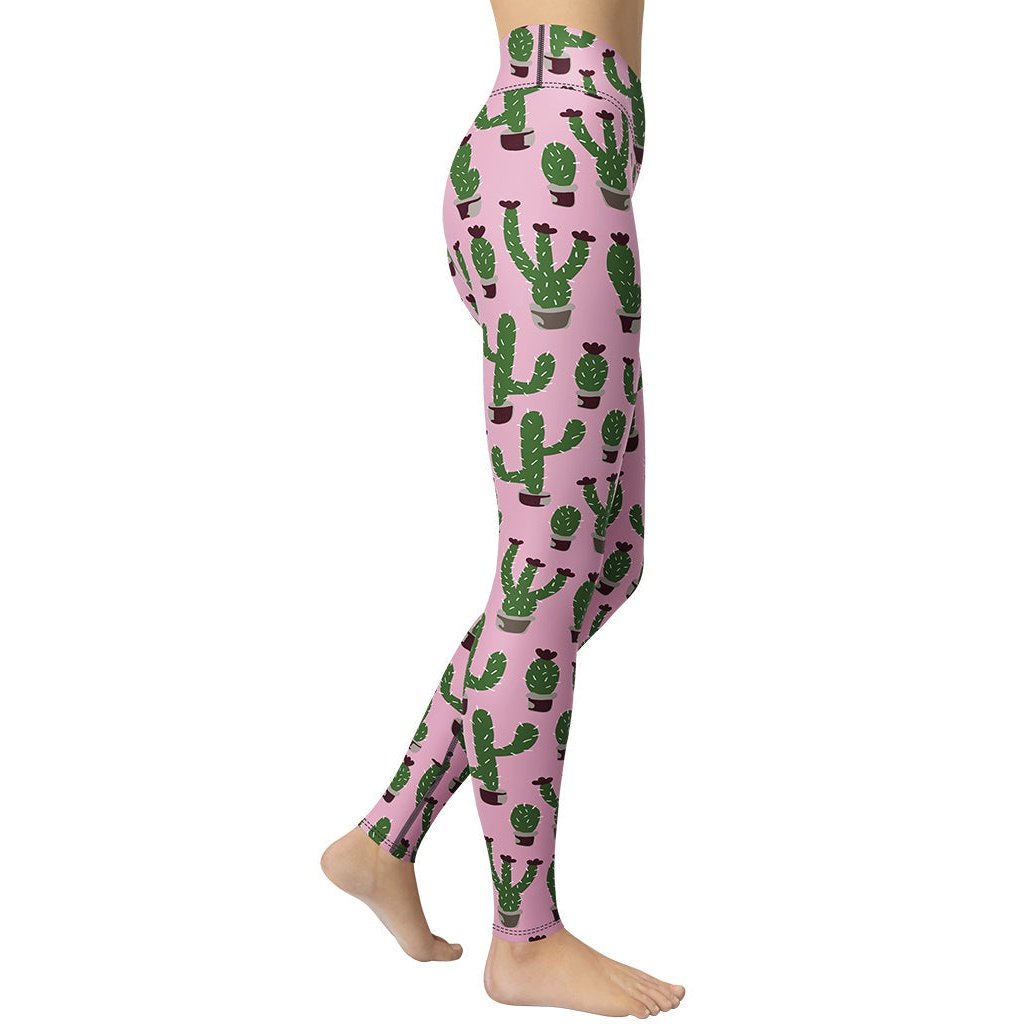 Cactus Love Yoga Leggings