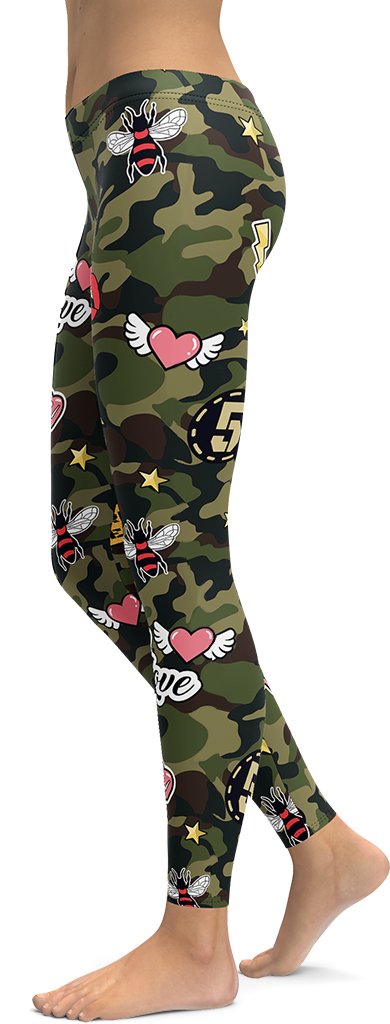 Camo Patch Leggings