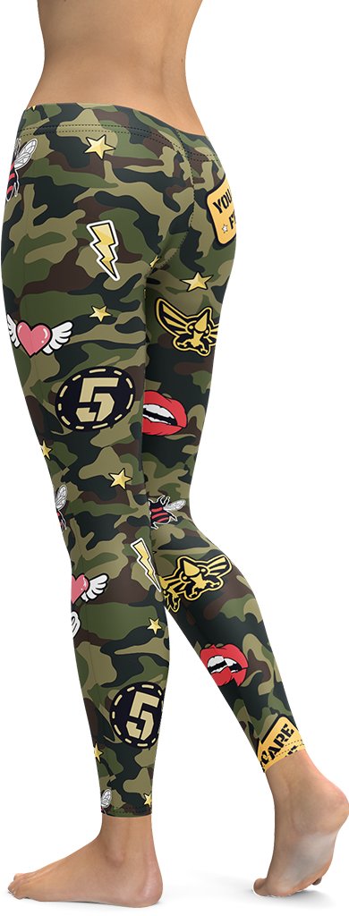 Camo Patch Leggings