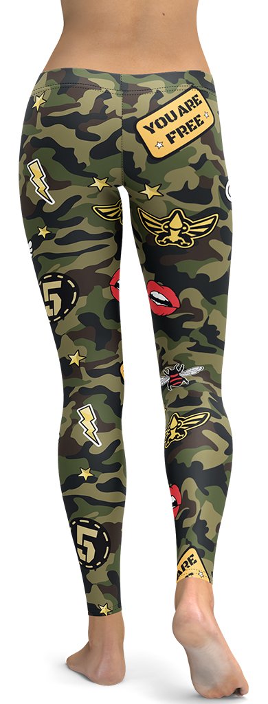 Camo Patch Leggings