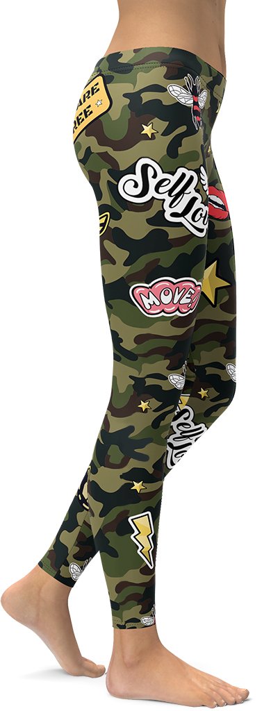 Camo Patch Leggings