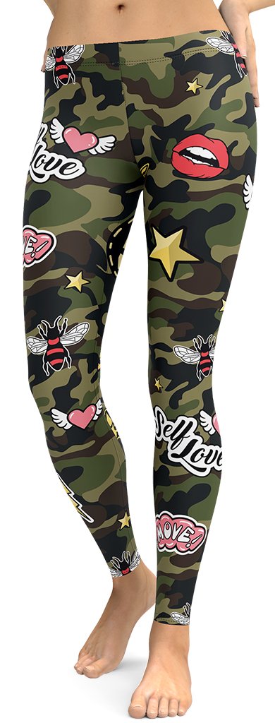 Camo Patch Leggings