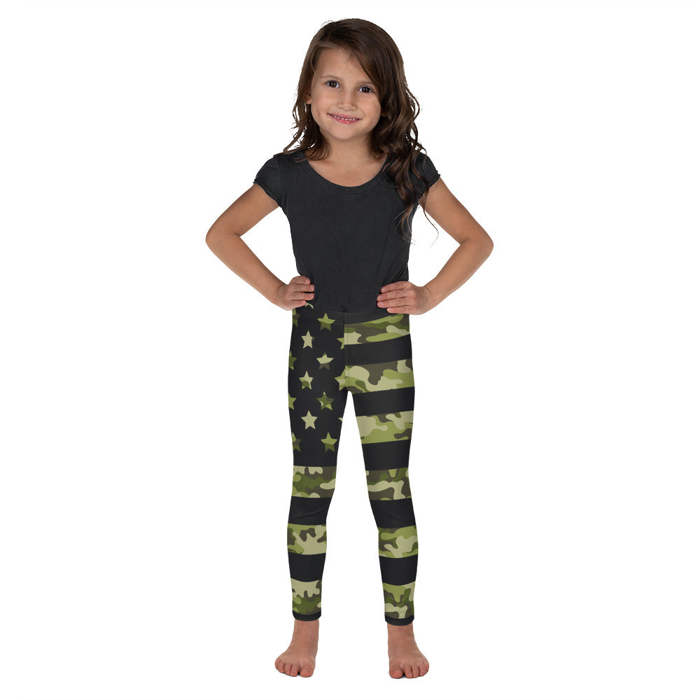 Camo Patriotic Kid's Leggings