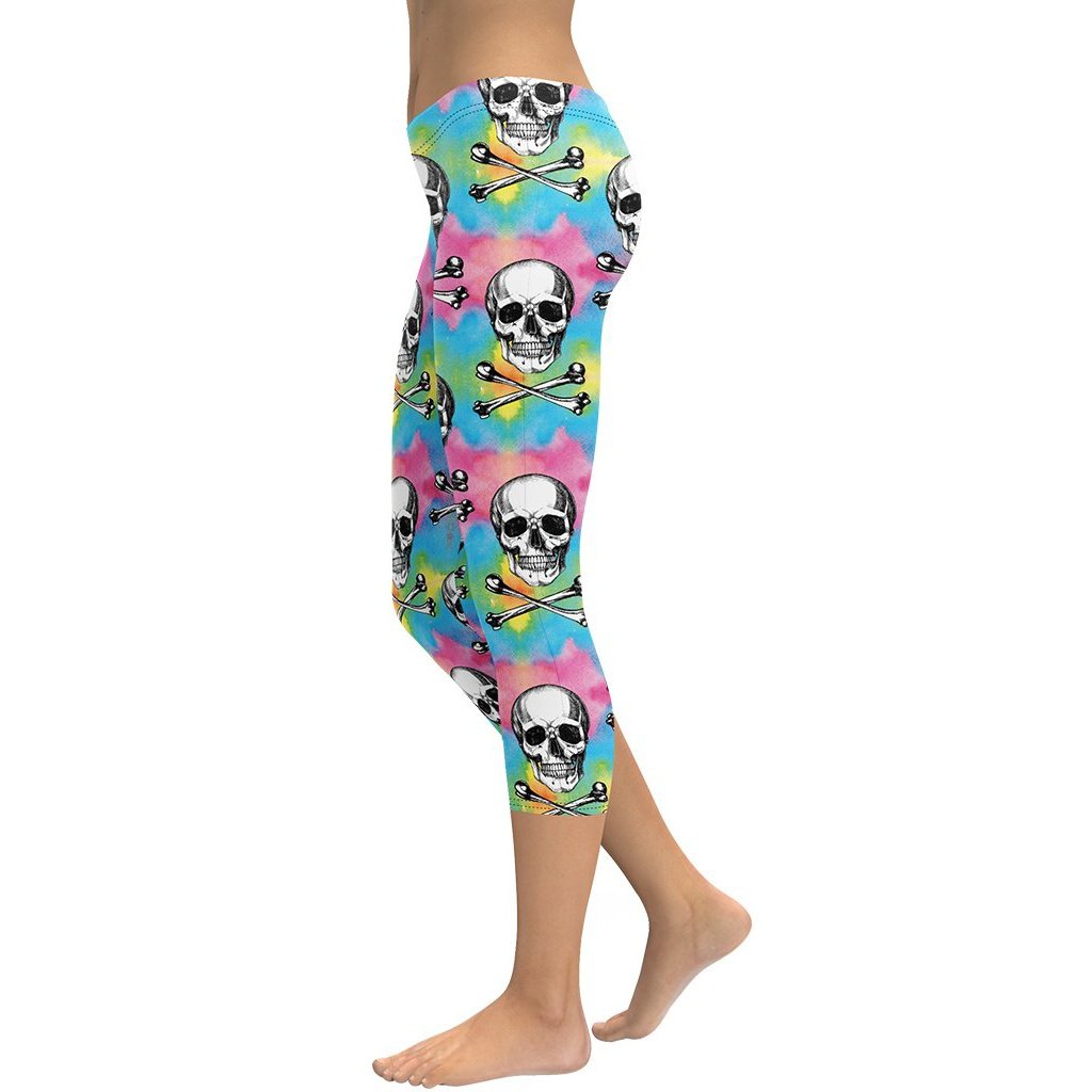 Candy Cotton Skull Capris