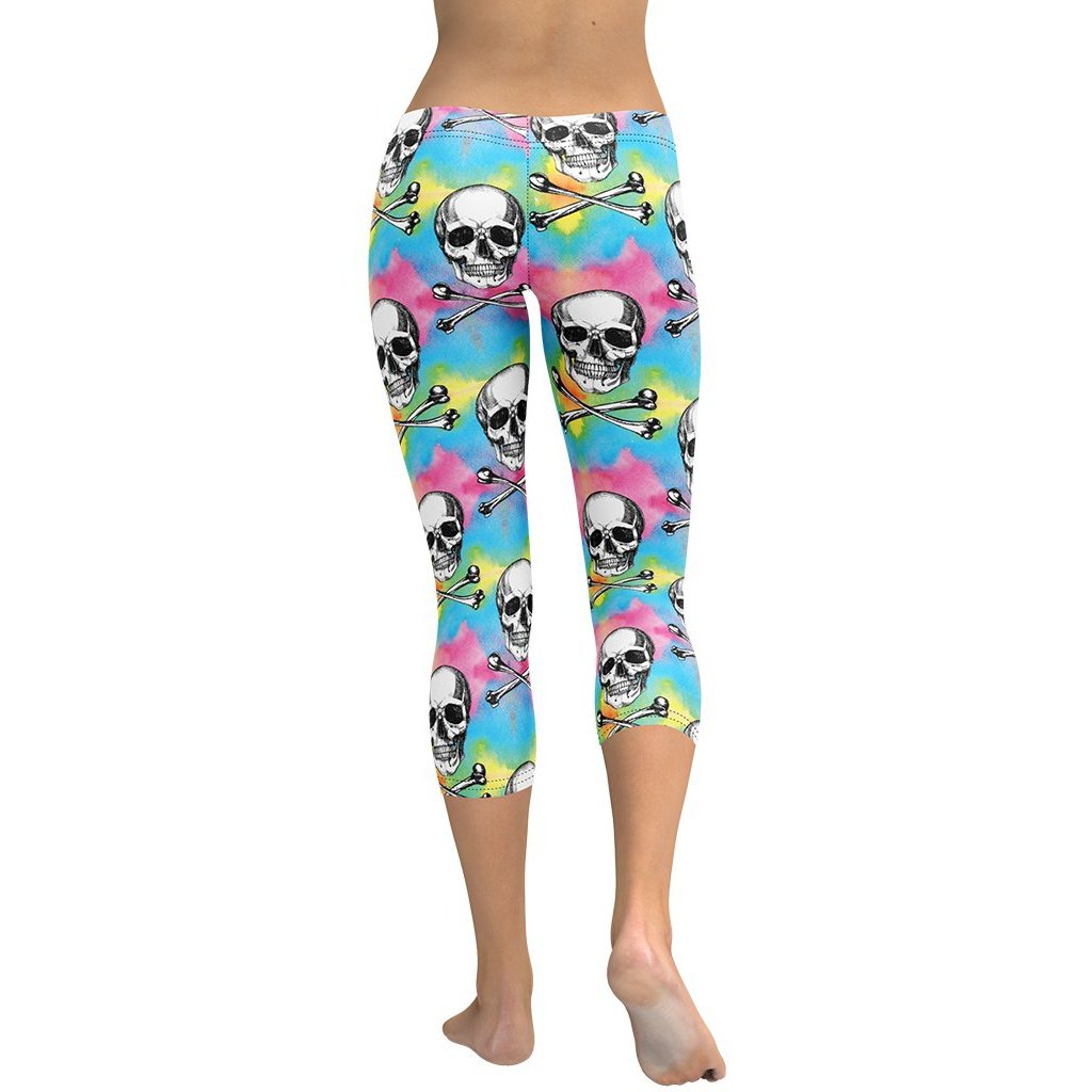 Candy Cotton Skull Capris