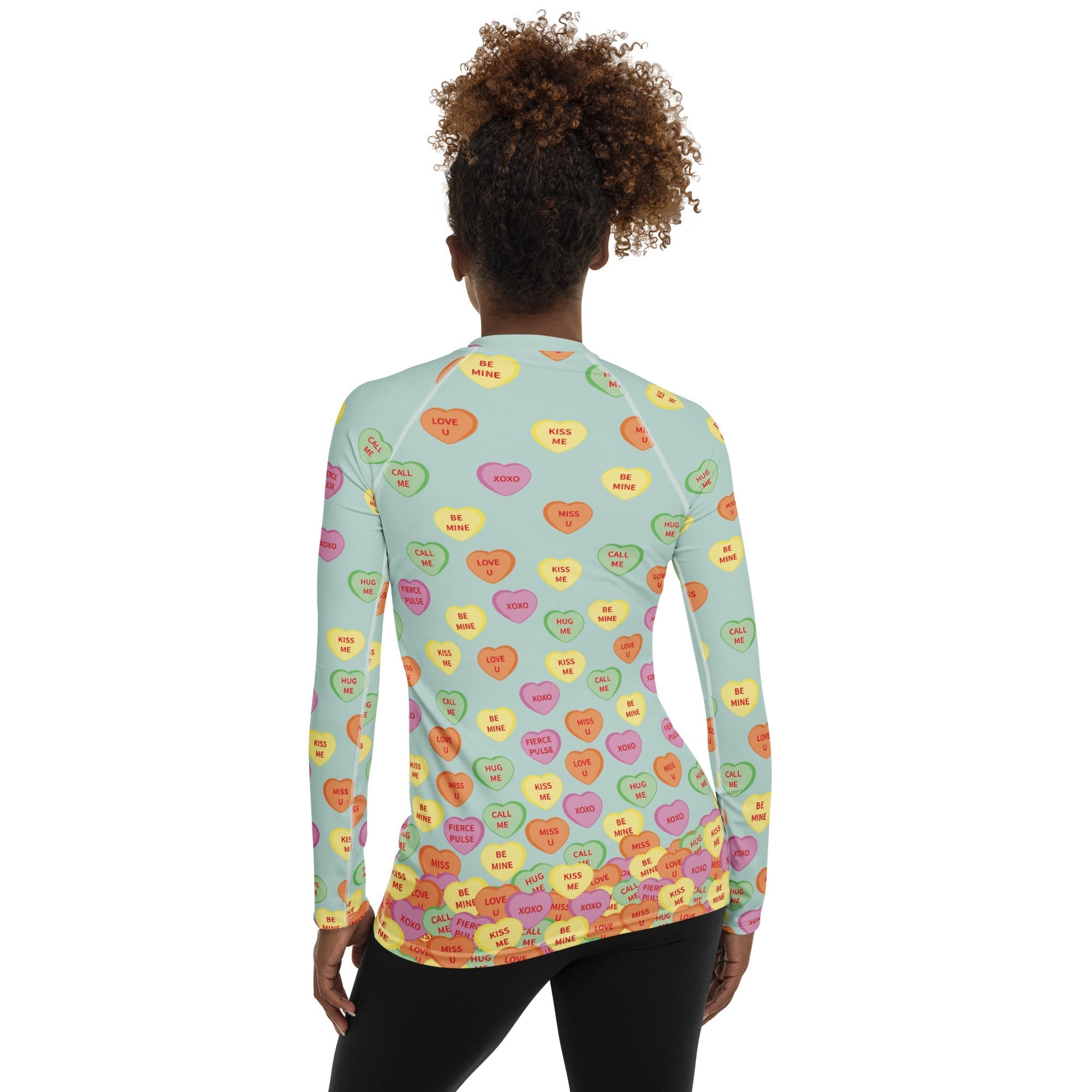 Candy Hearts Rash Guard