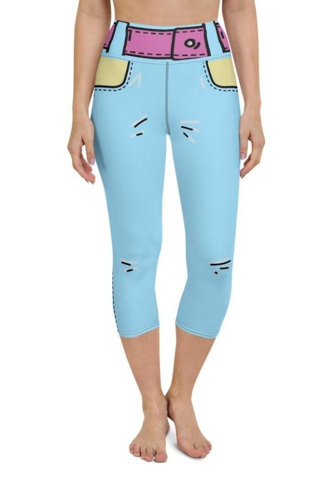 Cartoonized Yoga Capris