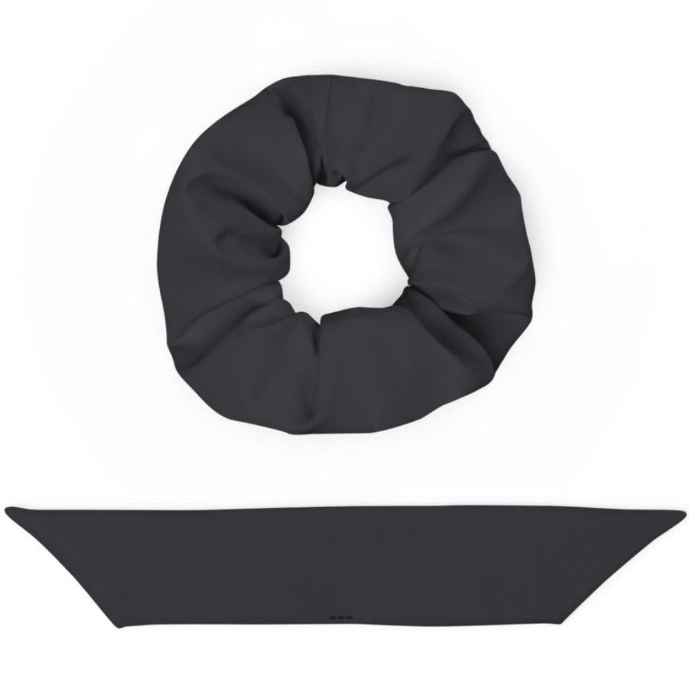 Charcoal Black Scrunchie