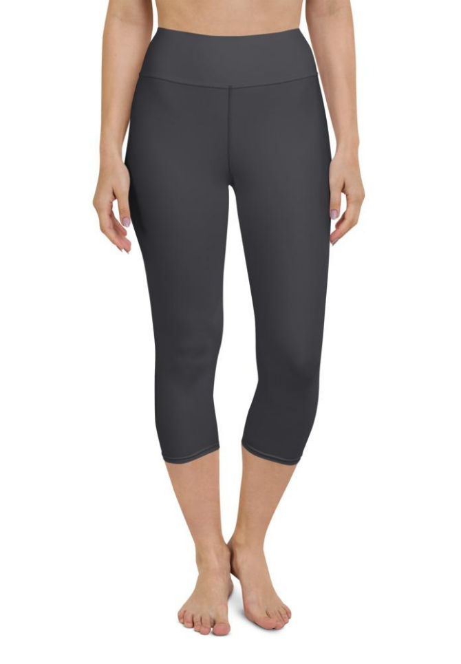 Onyx Black Yoga Capris