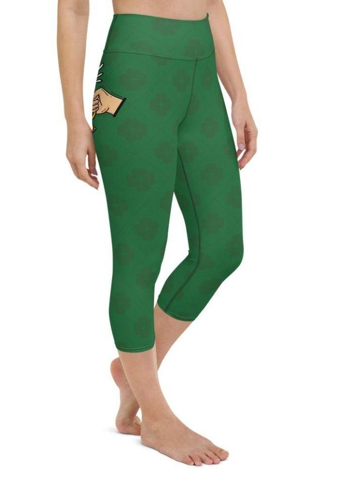Cheers St. Patrick's Yoga Capris