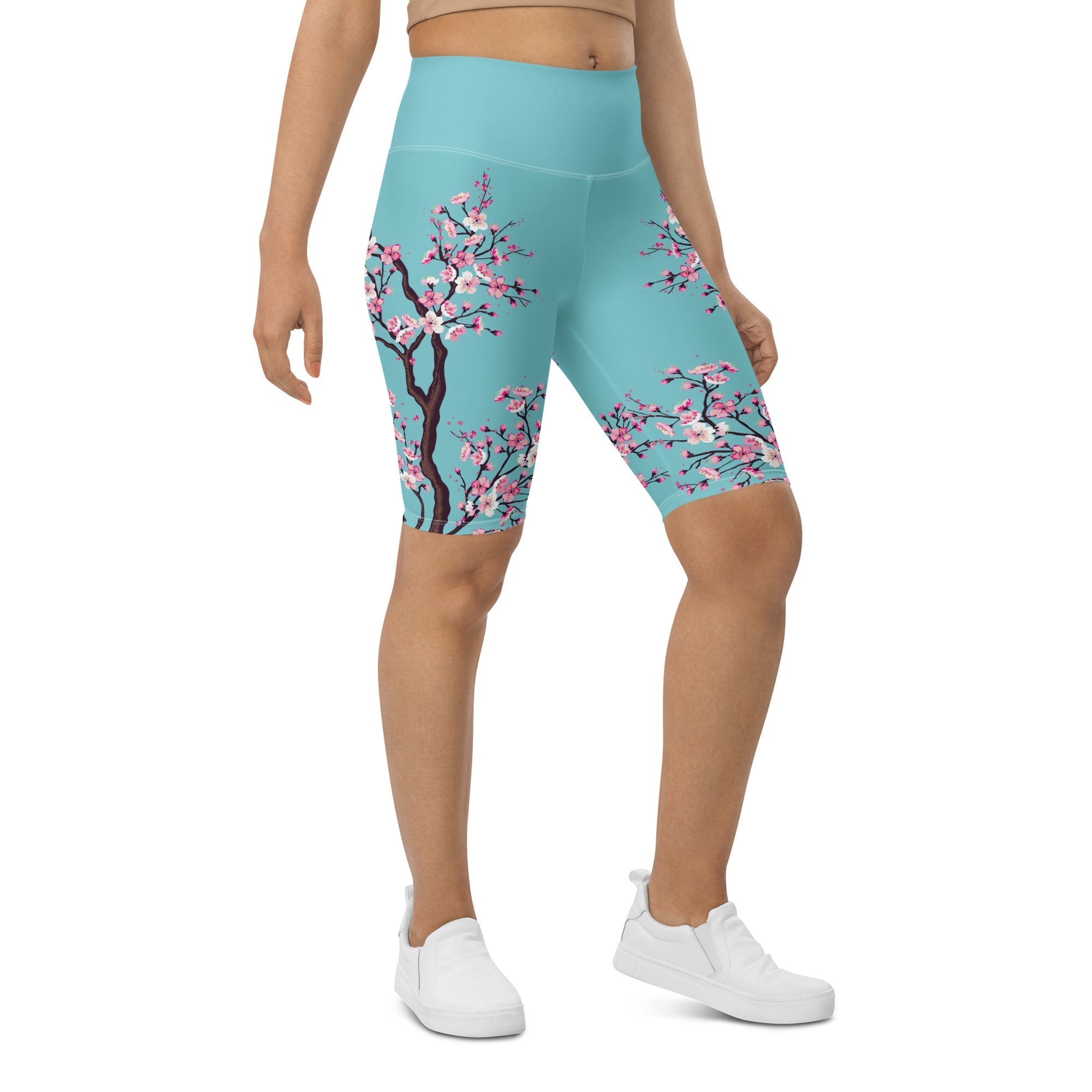 Capri biker online shorts