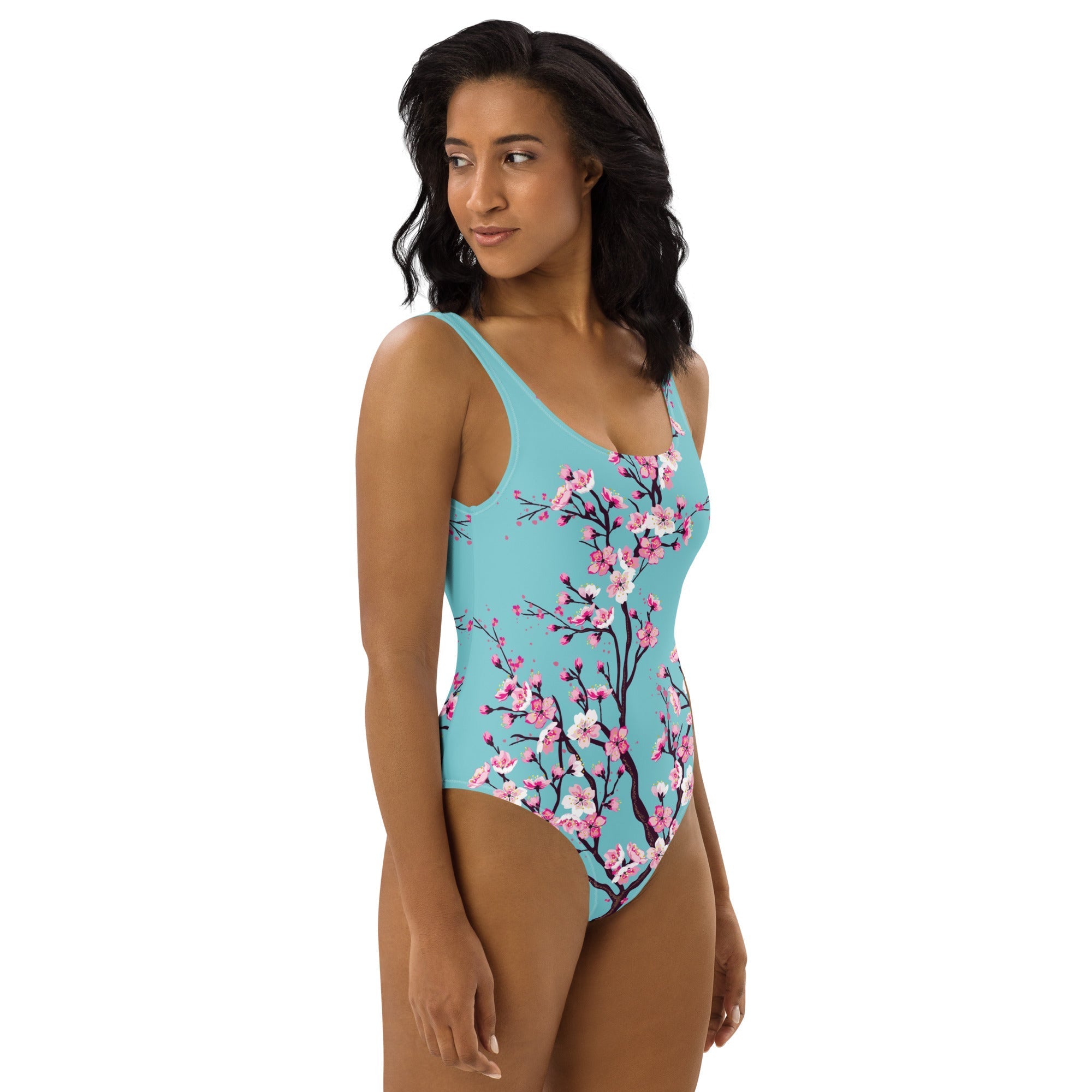 Cherry Blossom One-Piece Swimsuit