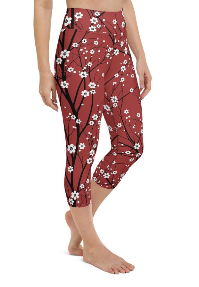 Cherry Tree Yoga Capris