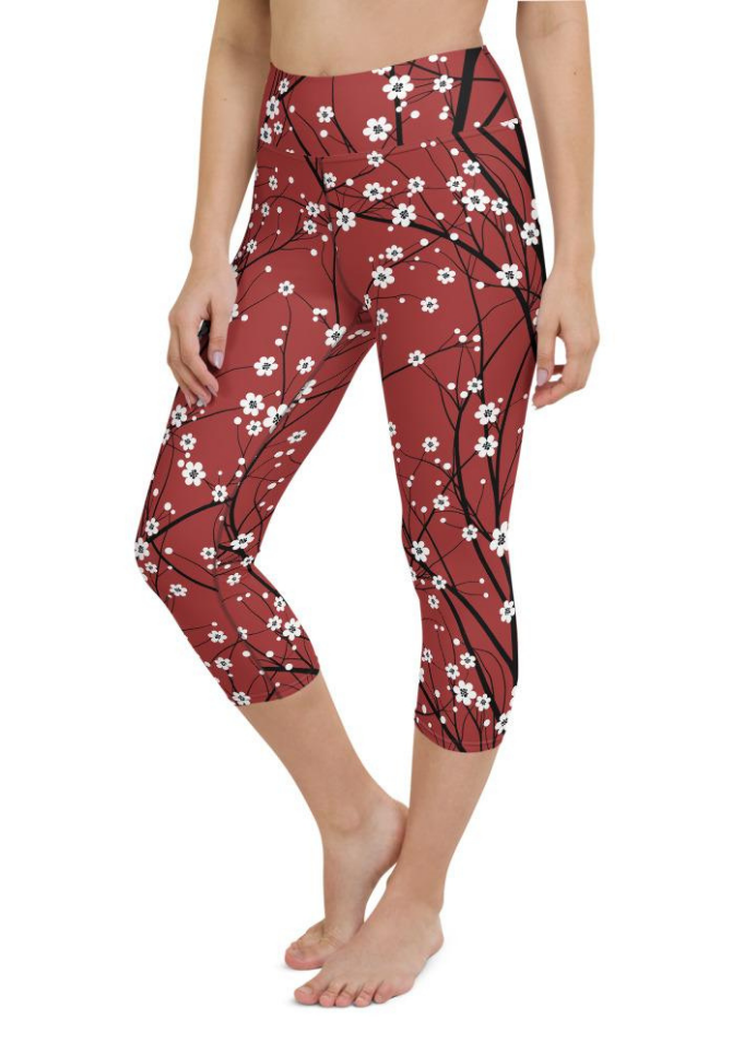 Cherry Tree Yoga Capris
