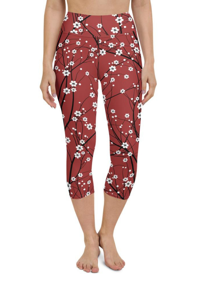 Cherry Tree Yoga Capris