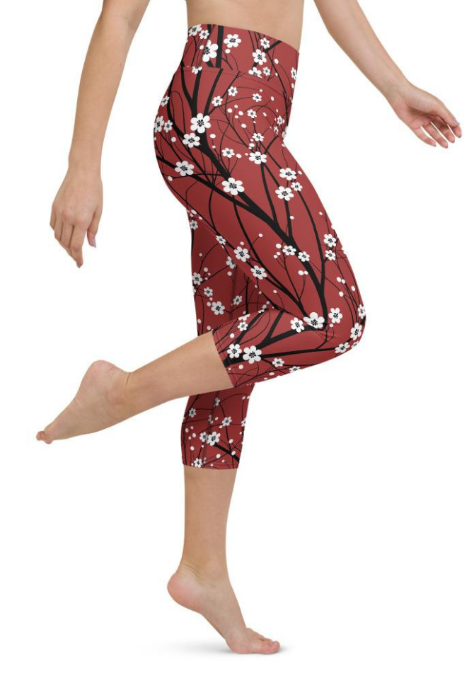 Cherry Tree Yoga Capris