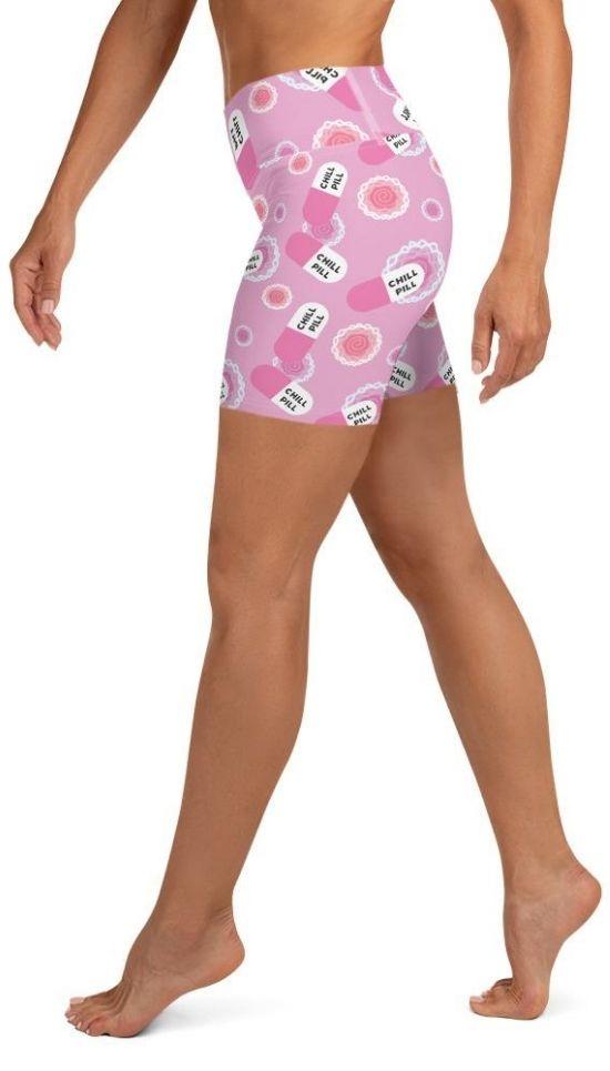 Chill Pill Yoga Shorts