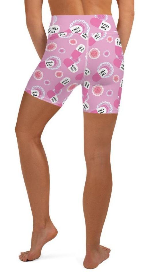 Chill Pill Yoga Shorts