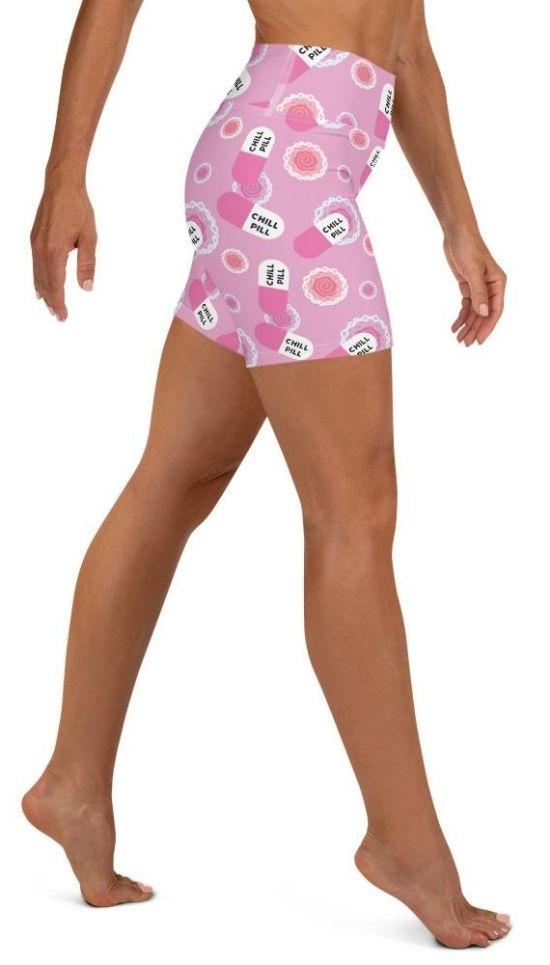 Chill Pill Yoga Shorts