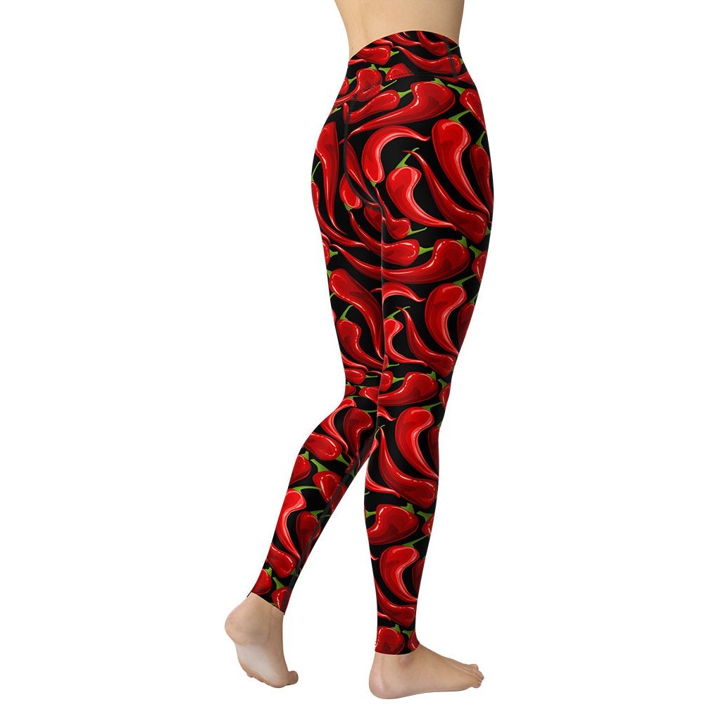 Chilli Pepper Yoga Leggings