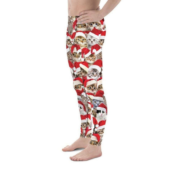 Christmas Cat Men's Leggings