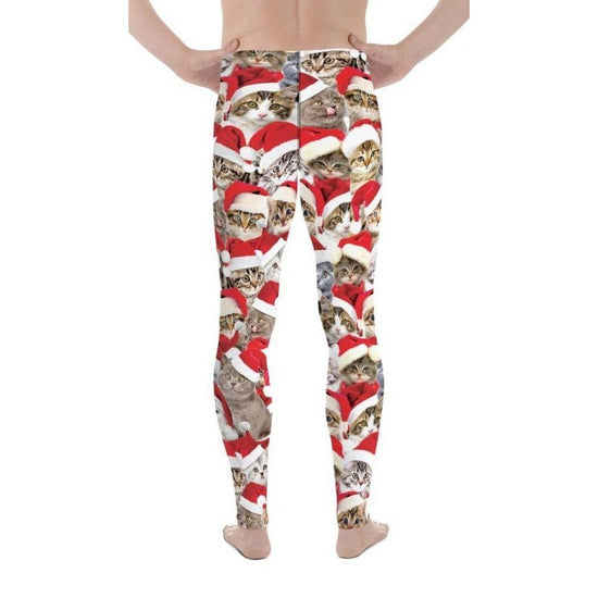 Christmas Cat Men's Leggings