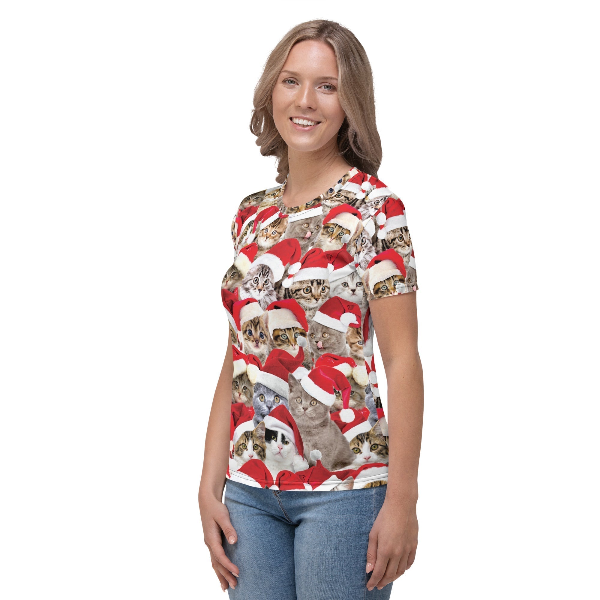Christmas Cat T-shirt