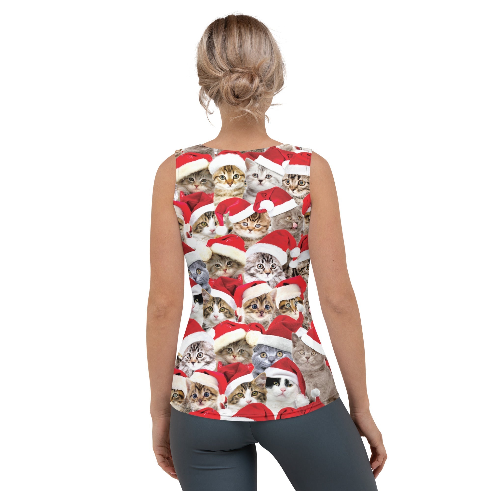 Christmas Cat Tank Top