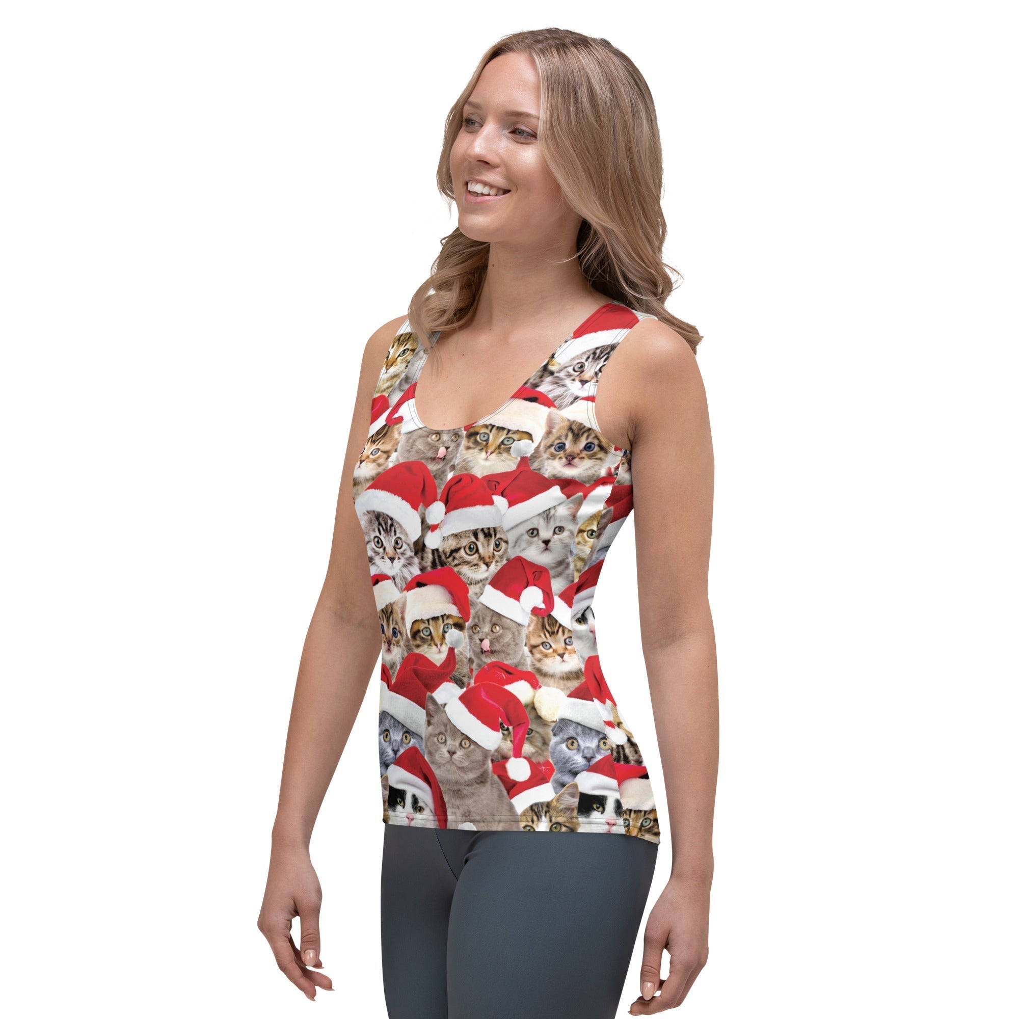Christmas Cat Tank Top