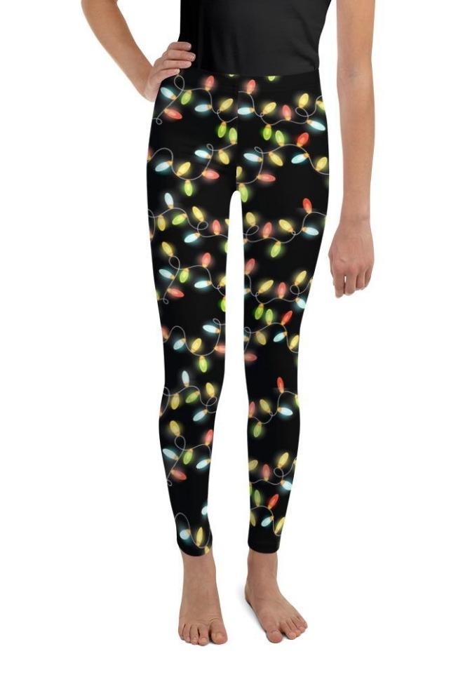 Christmas Lights Youth Leggings