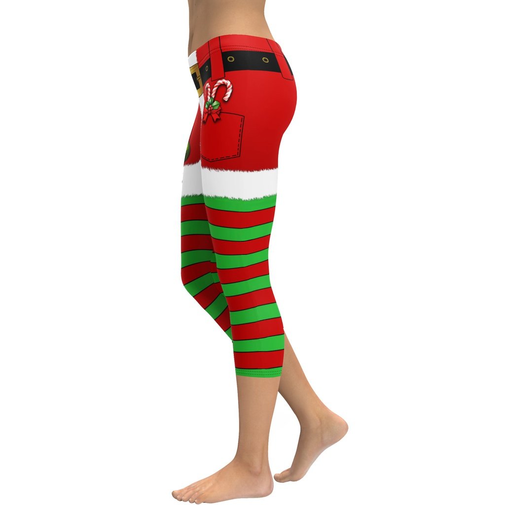 Christmas Stripes Capris
