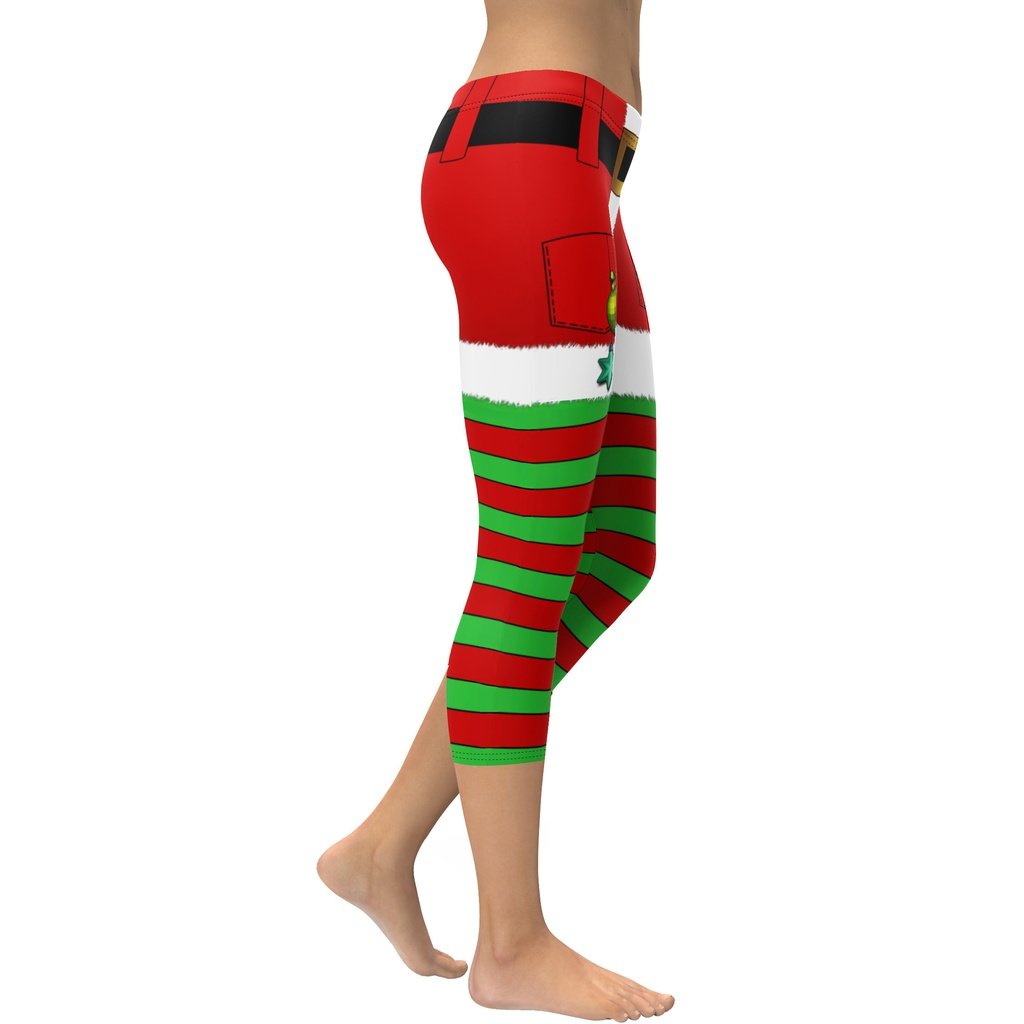 Christmas Stripes Capris