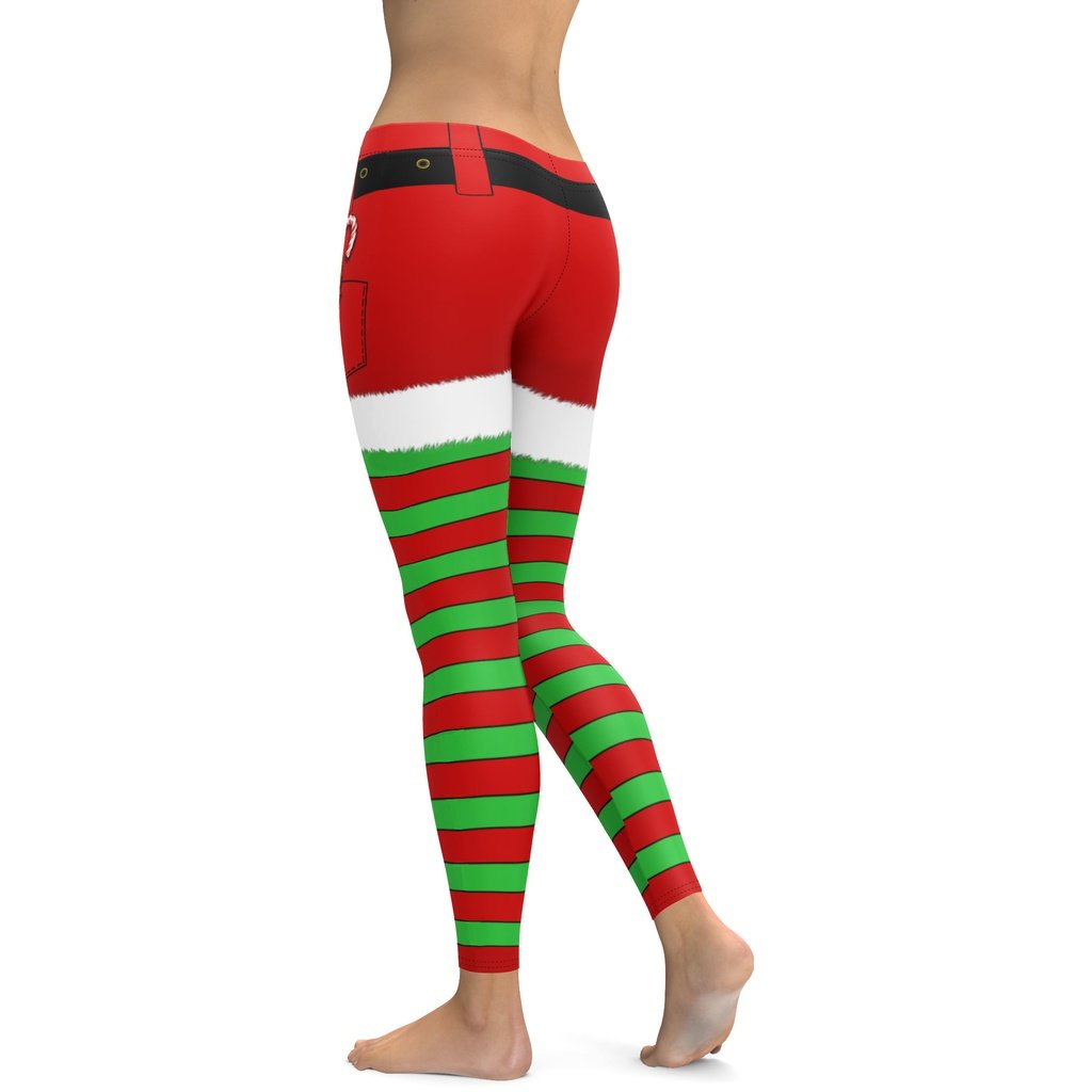 Christmas Stripes Leggings