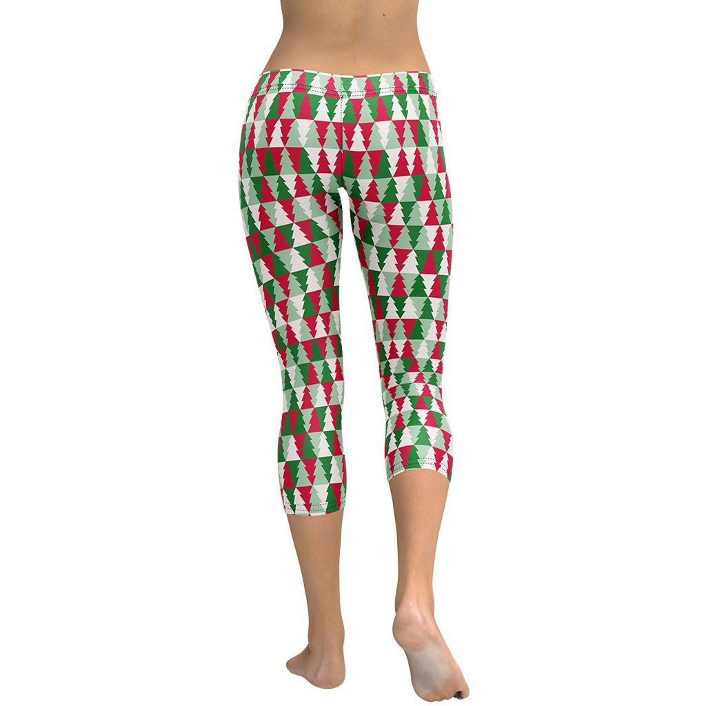 Christmas Tree Pattern Capris