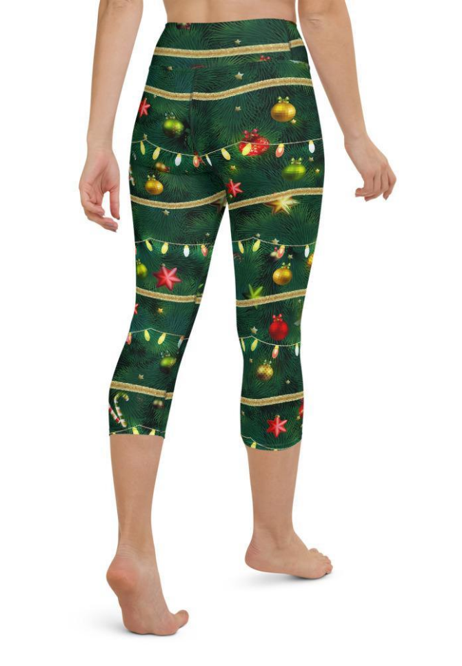 Christmas Tree Yoga Capris