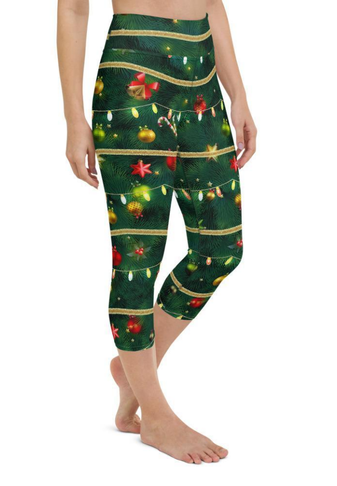 Christmas Tree Yoga Capris