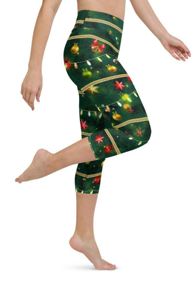 Christmas Tree Yoga Capris