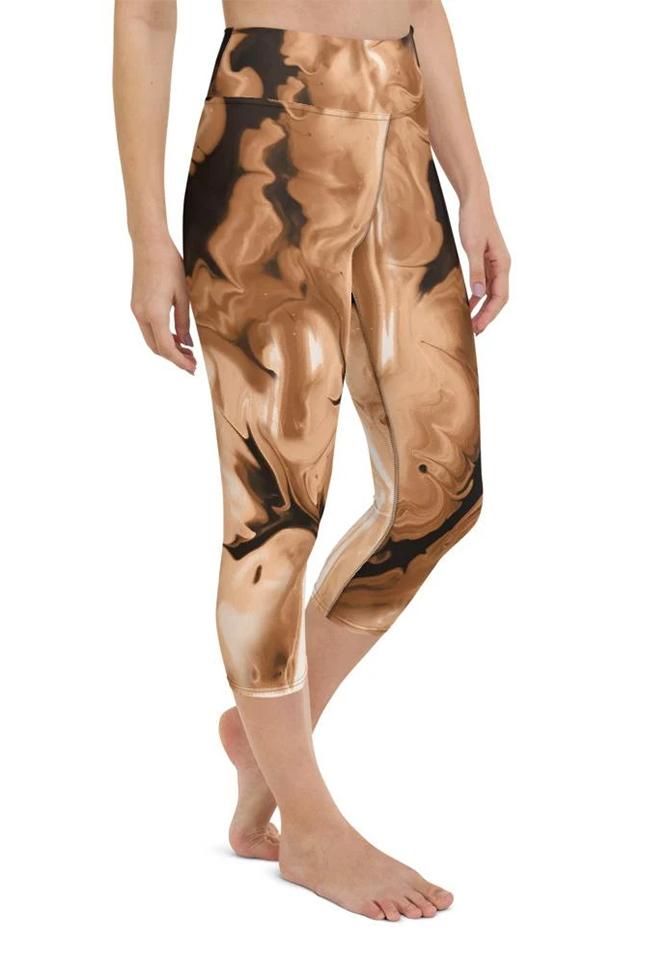 Coffee Essence Yoga Capris