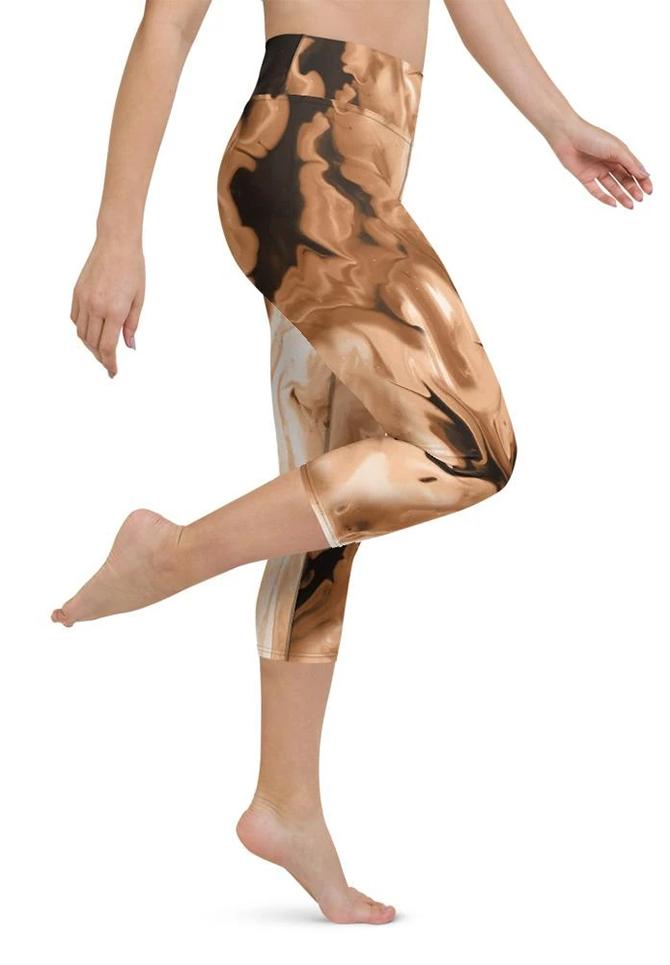 Coffee Essence Yoga Capris
